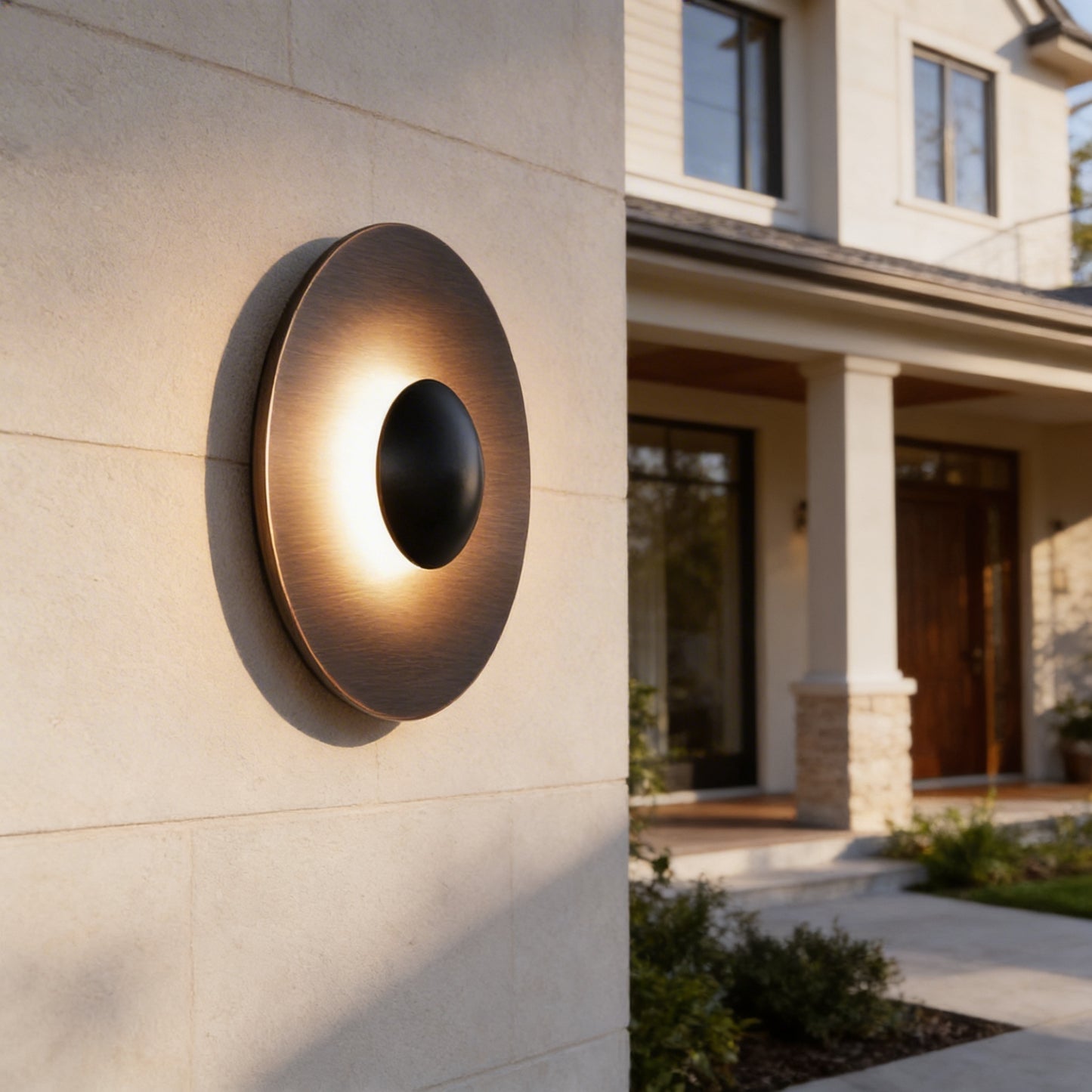 AURO Oryn | Sculptural Round LED Wall Light