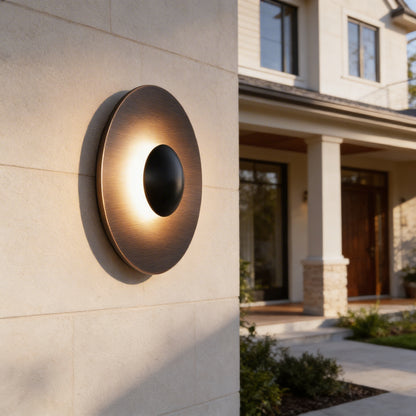 AURO Oryn | Sculptural Round LED Wall Light