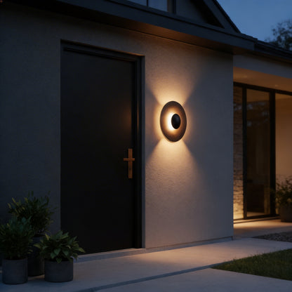 AURO Oryn | Sculptural Round LED Wall Light
