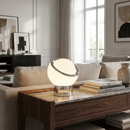 AURO Orbe | Bauhaus Opal Globe Table Lamp