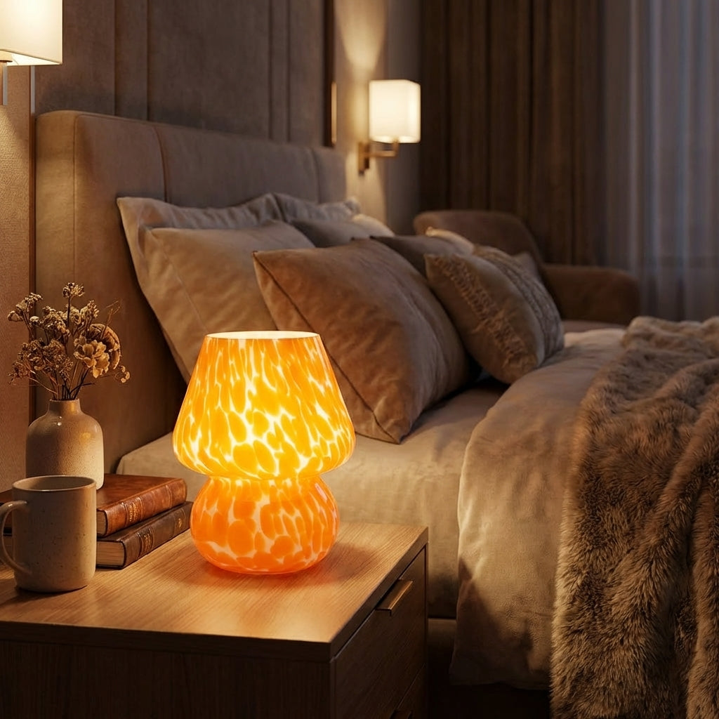 AURO Miro | Stained Glass Mushroom Table Lamp