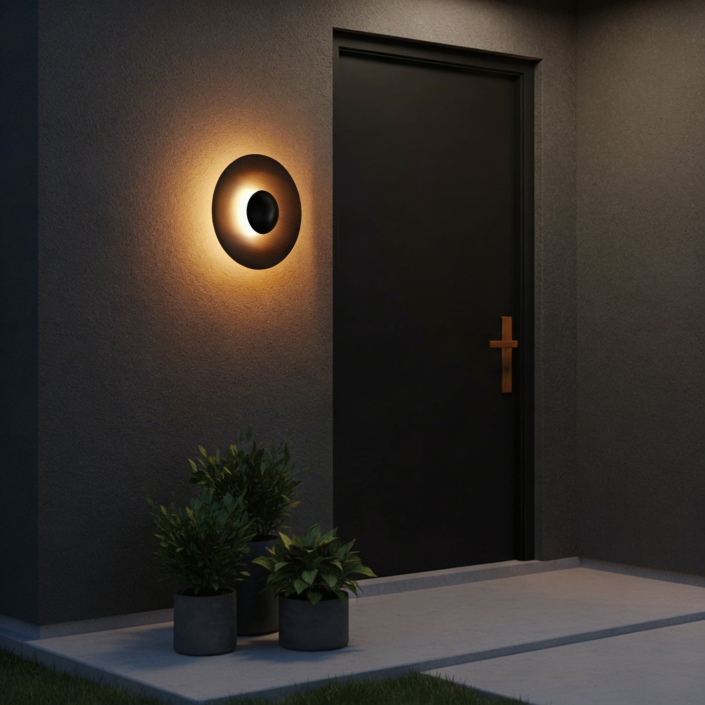 AURO Oryn | Sculptural Round LED Wall Light