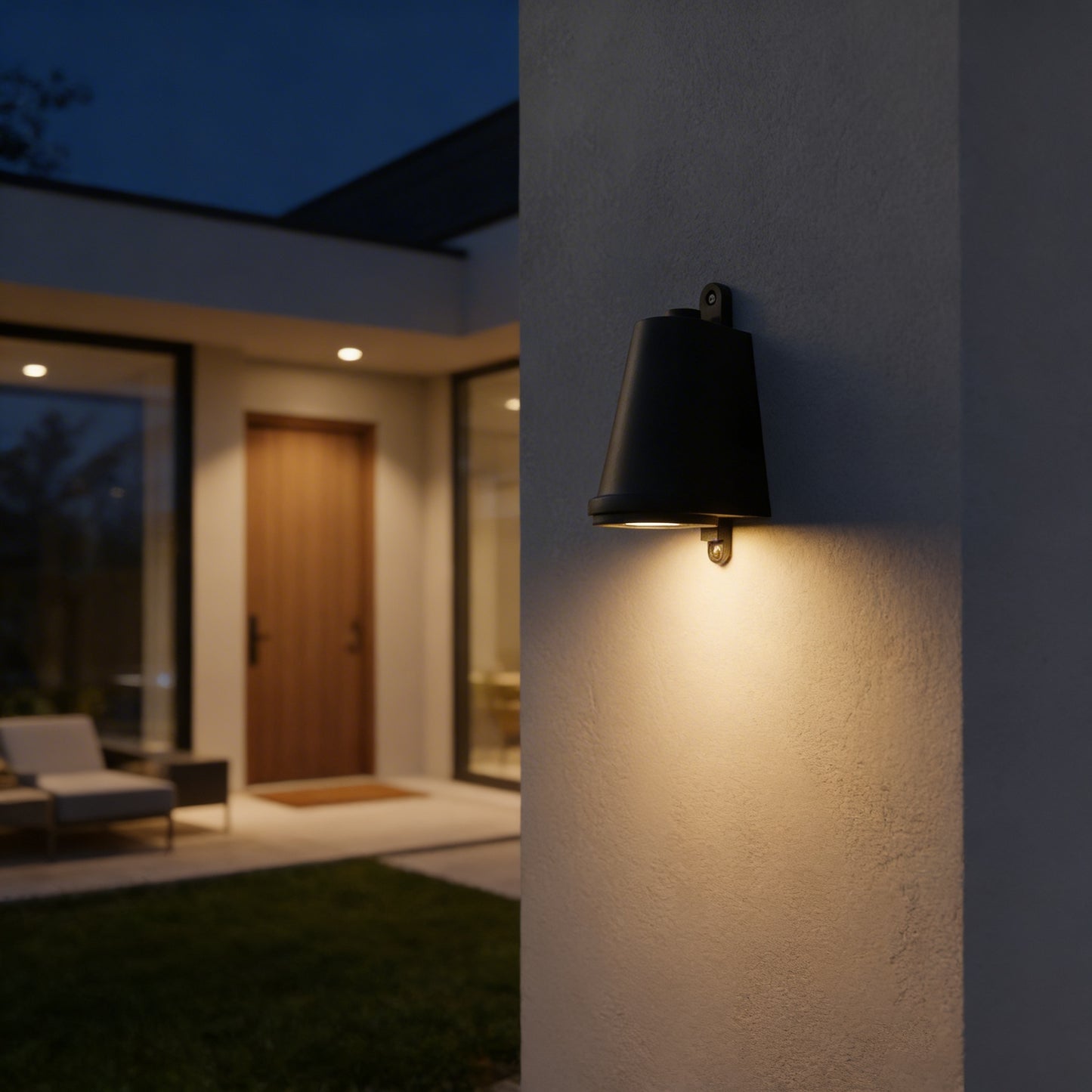 AURO Mast | Industrial Bell Outdoor Wall Light