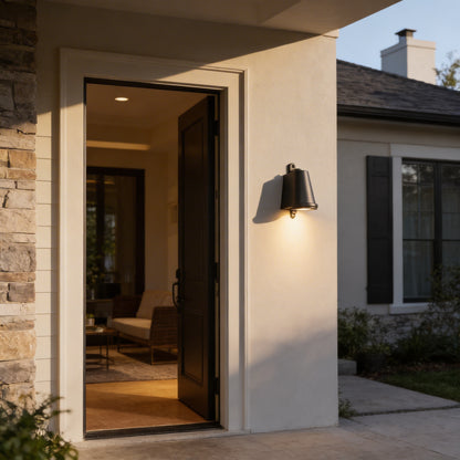 AURO Mast | Industrial Bell Outdoor Wall Light