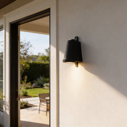 AURO Mast | Industrial Bell Outdoor Wall Light