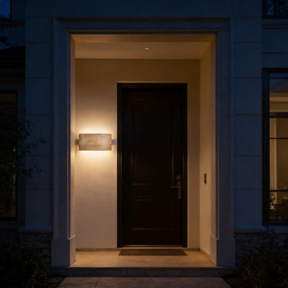 AURO Tove | Natural Travertine Stone Wall Lamp