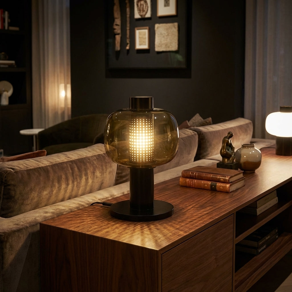 AURO Glys | Sculptural Glass Table Lamp