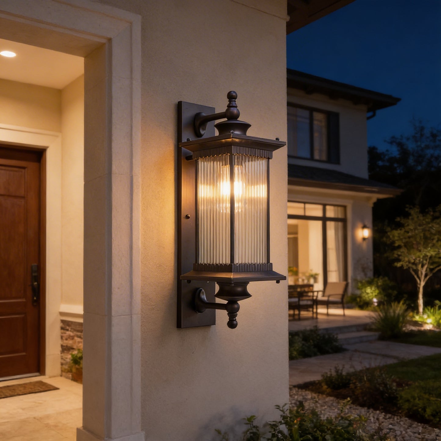 AURO Grim | Retro Outdoor Lantern Wall Light