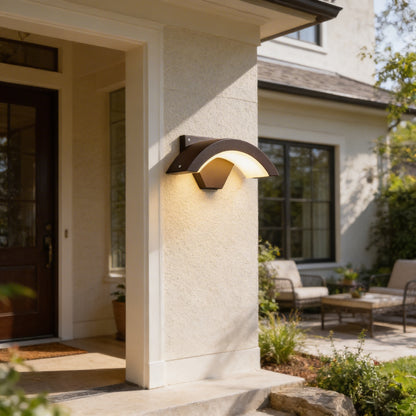 AURO Bue | Nordic Arc LED Outdoor Wall Light