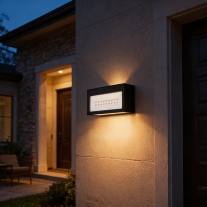 AURO Veld | Solar Up-Down Outdoor Wall Sconce
