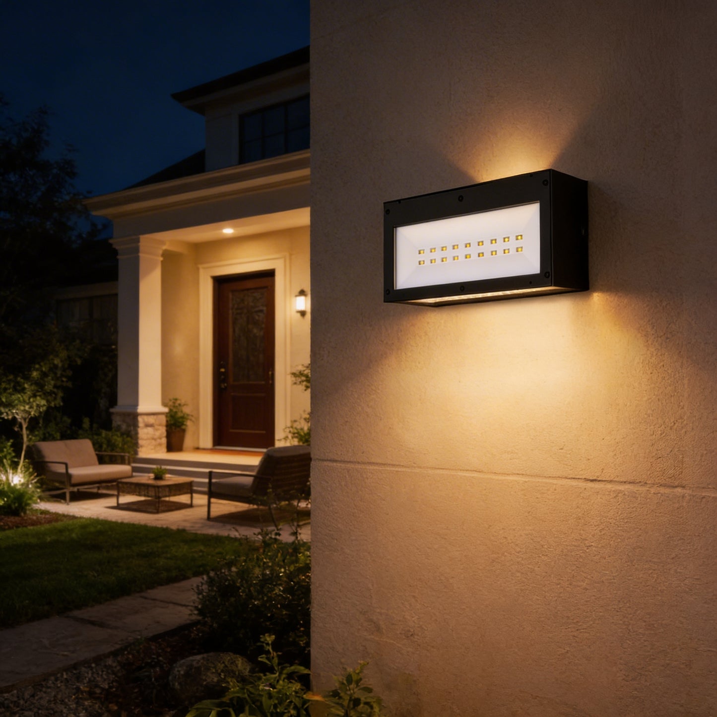 AURO Veld | Solar Up-Down Outdoor Wall Sconce