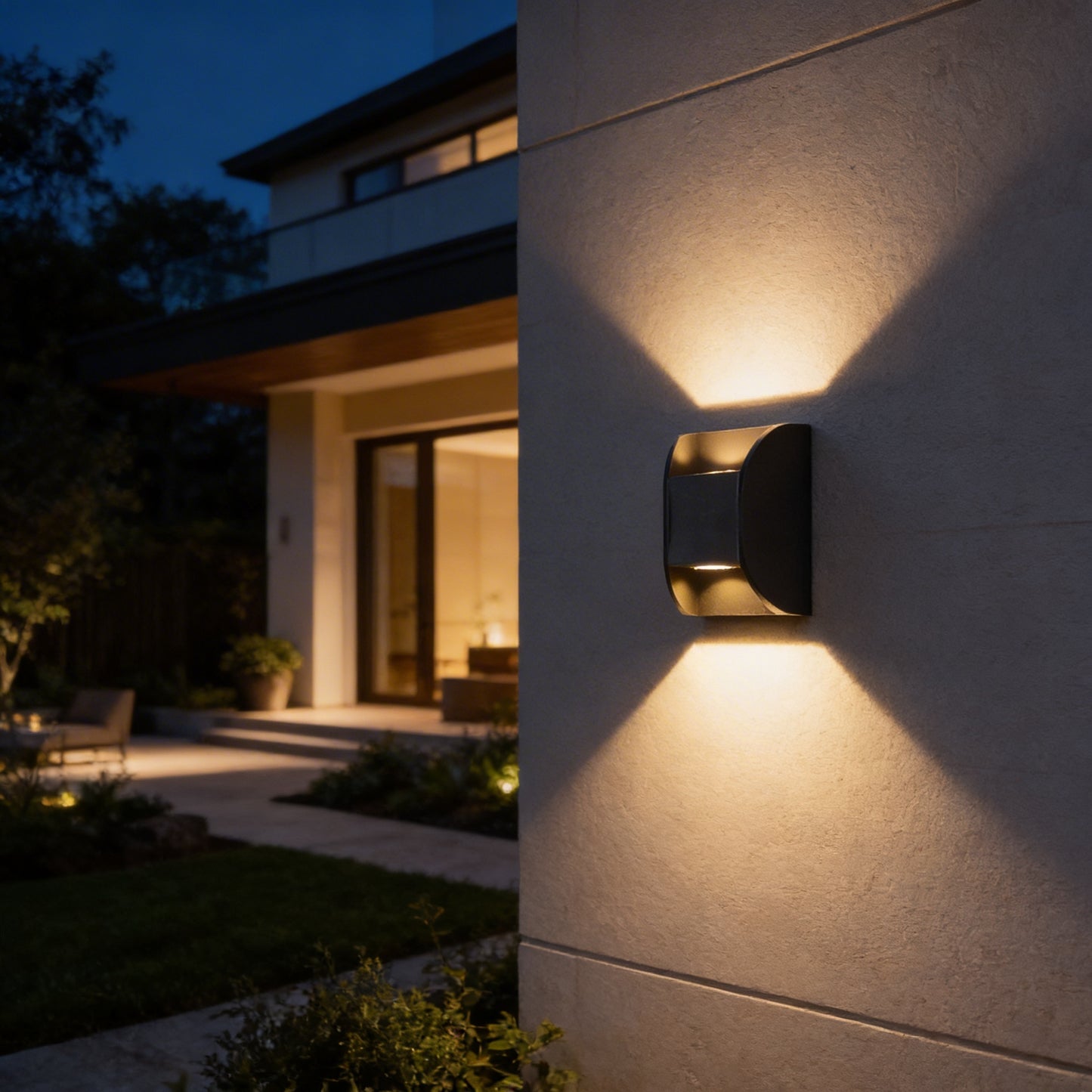AURO Vang | Solar-Powered IP65 Outdoor Wall Lamp