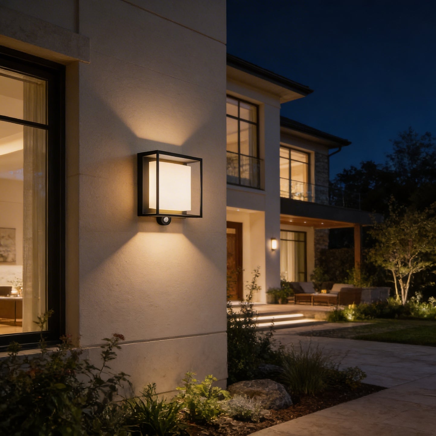 AURO Kova | Architectural Rectangular Outdoor Wall Lamp