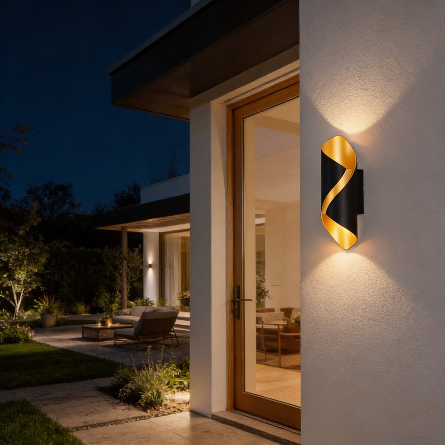 AURO Oren | Sculptural COB Outdoor Wall Lamp