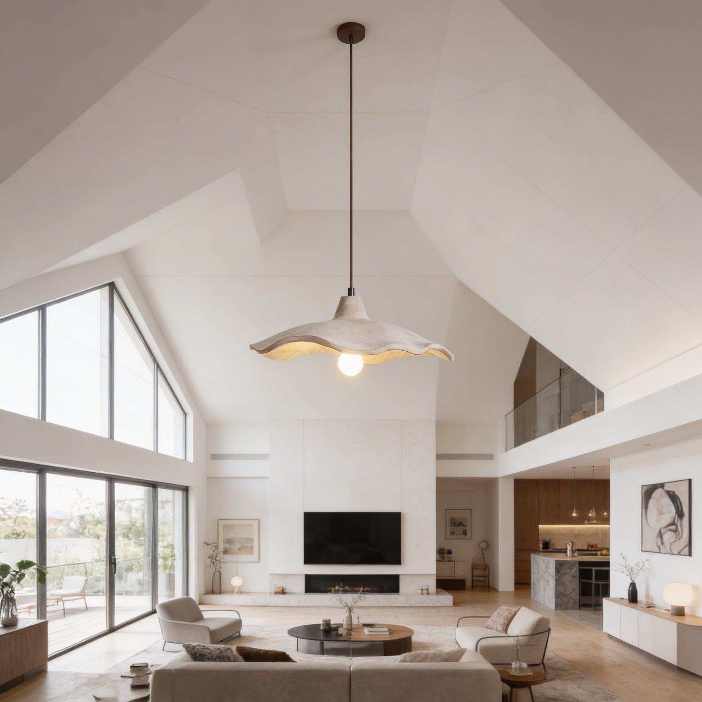 AURO Kukka | Wabi-Sabi Flower Pendant Light