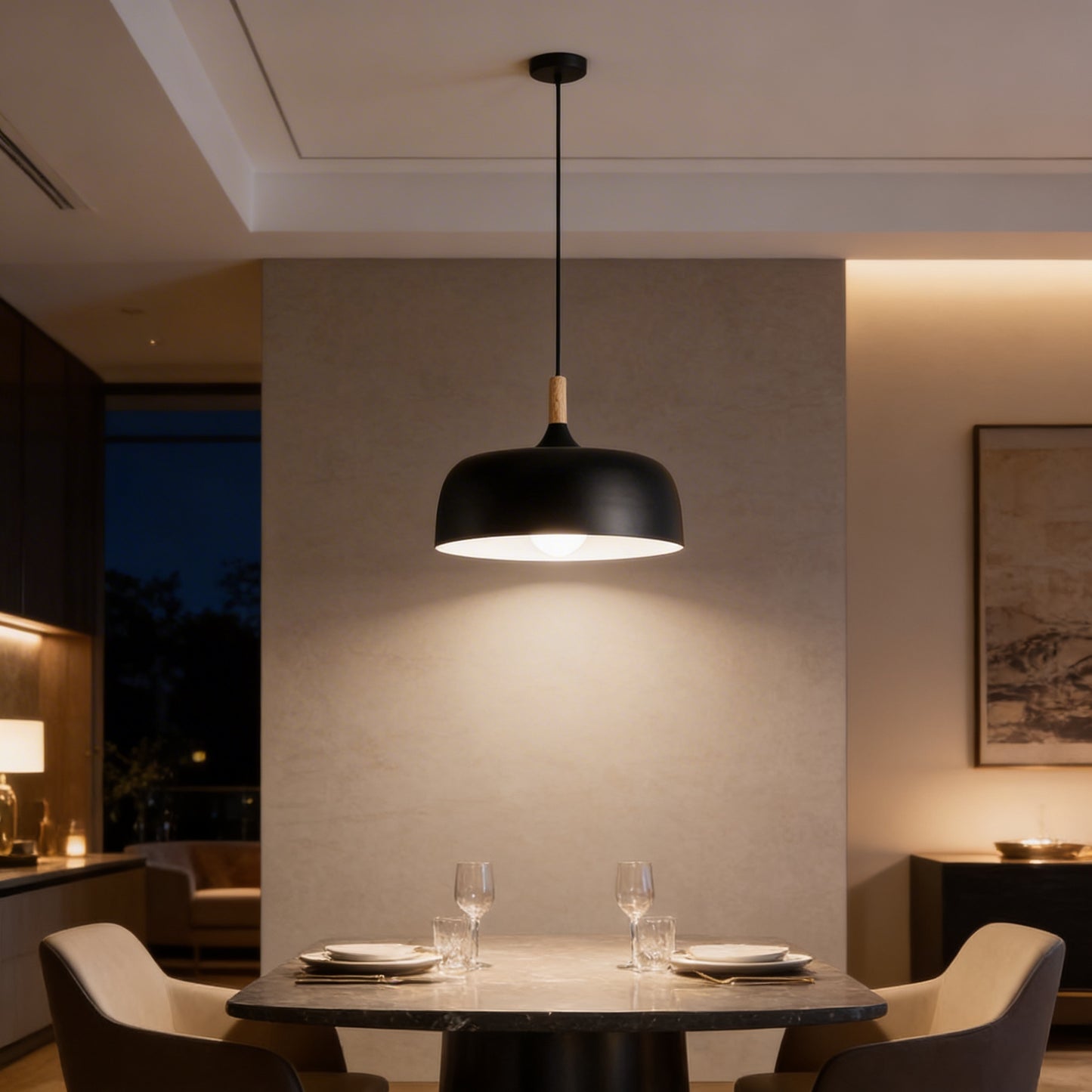 AURO Farve | Soft Macaron Metal Pendant Light