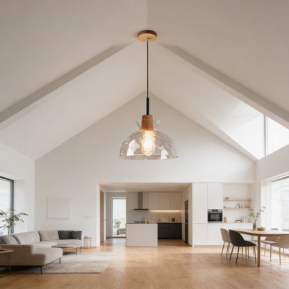 AURO Lasi | Clear Glass Nordic Pendant Light