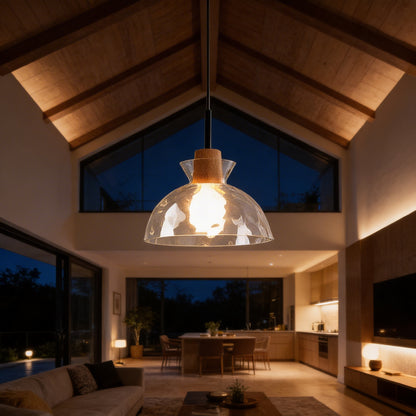 AURO Lasi | Clear Glass Nordic Pendant Light