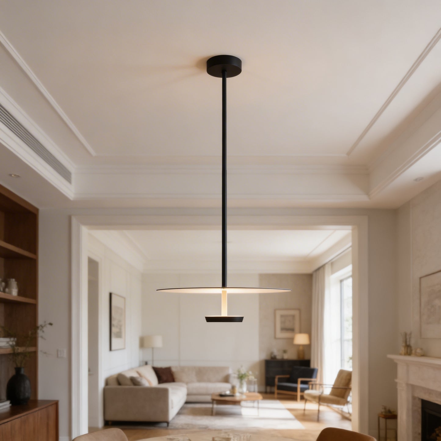 AURO Lento | Flying Saucer Iron Pendant Light