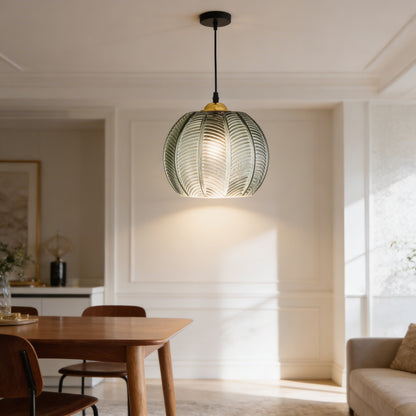 AURO Løv | Textured Leaf Glass Pendant & Table Light