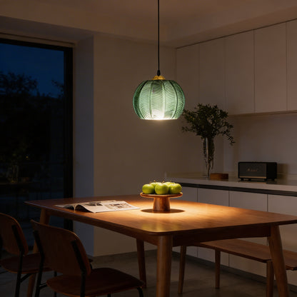 AURO Løv | Textured Leaf Glass Pendant & Table Light