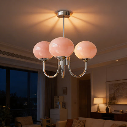 AURO Perle | Marshmallow Glass Globe Chandelier