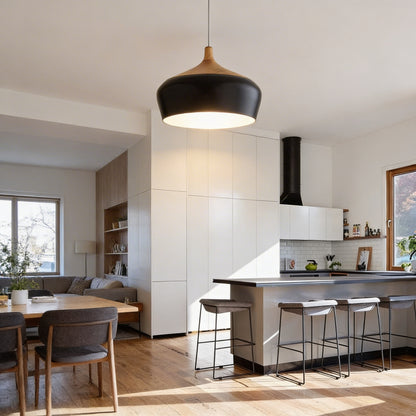 AURO Kello | Round Aluminum Dome Pendant Light
