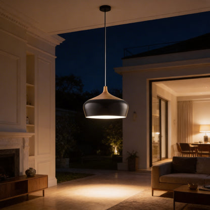 AURO Kello | Round Aluminum Dome Pendant Light