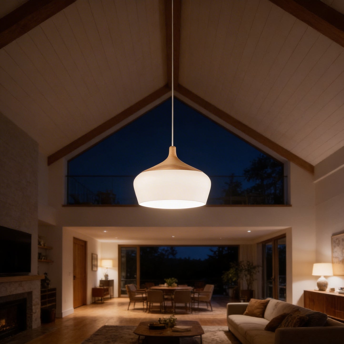 AURO Kello | Round Aluminum Dome Pendant Light