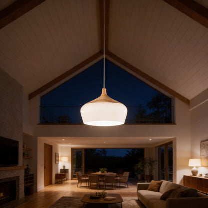 AURO Kello | Round Aluminum Dome Pendant Light
