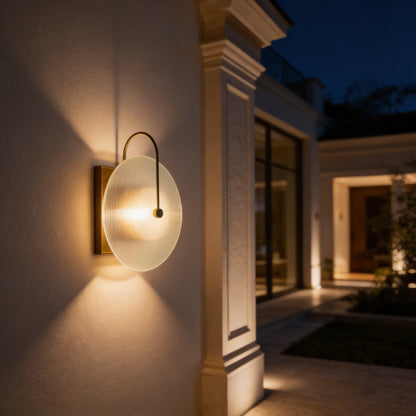 AURO Rund | Nordic Round Glass Wall Lamp