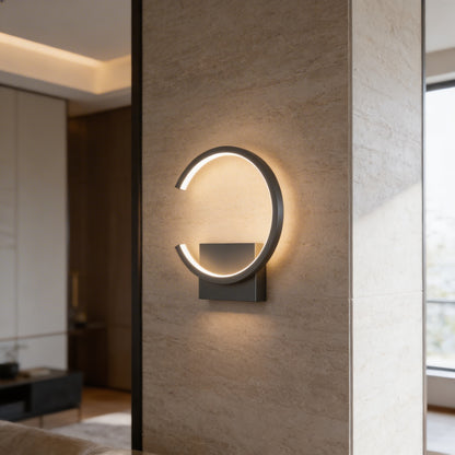 AURO Boge | Circular Minimalist LED Wall Sconce