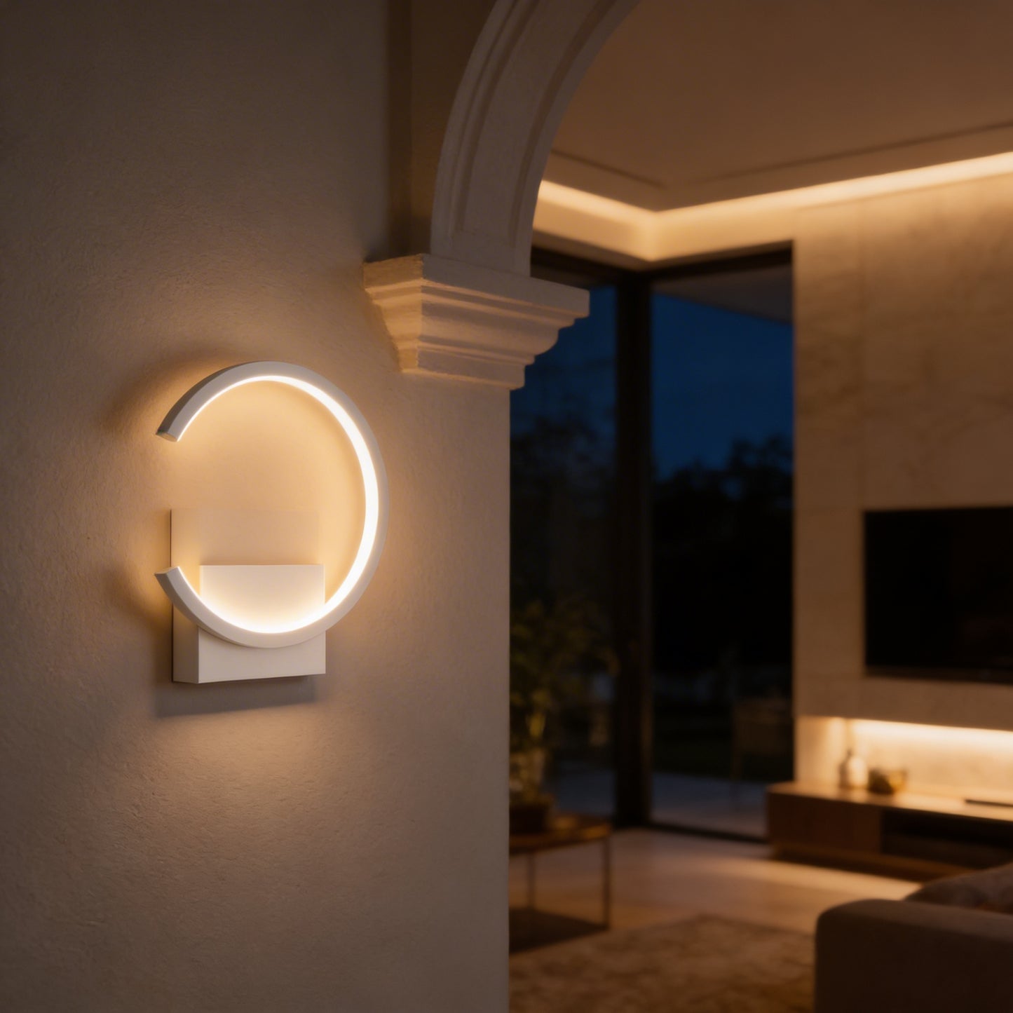 AURO Boge | Circular Minimalist LED Wall Sconce