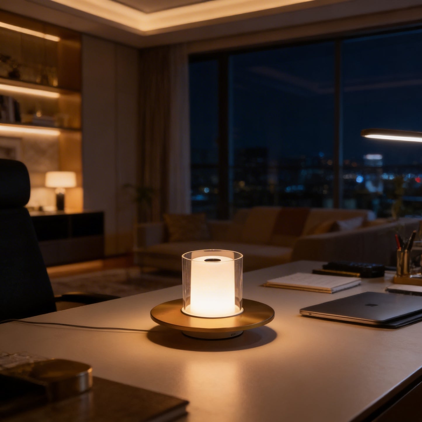 AURO Flamme | Flameless Candle Rechargeable Table Lamp