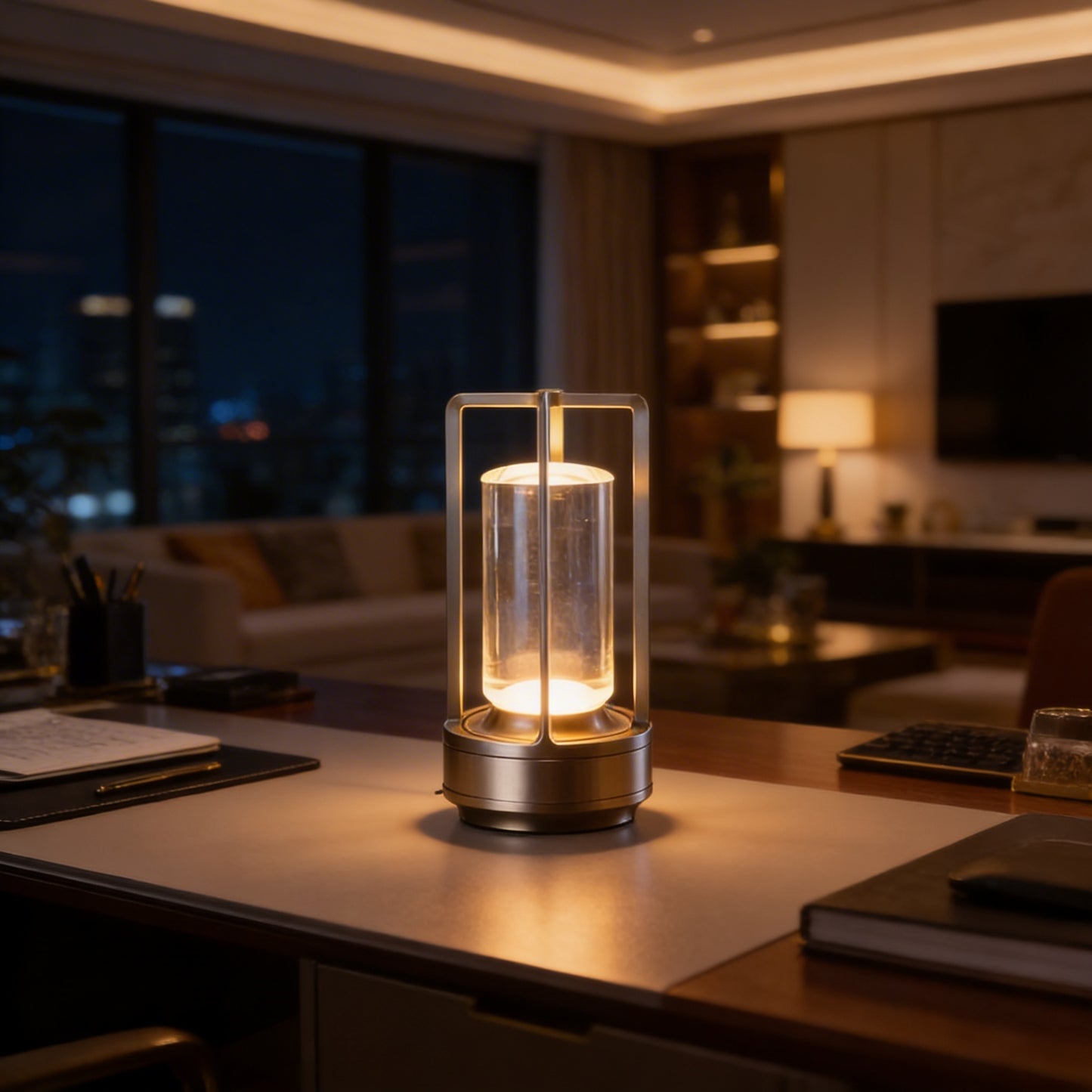 AURO Luma | Rechargeable RGB Crystal Table Lamp