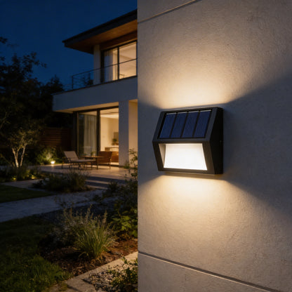 AURO Sola | Solar-Powered Minimalist Outdoor Wall Light