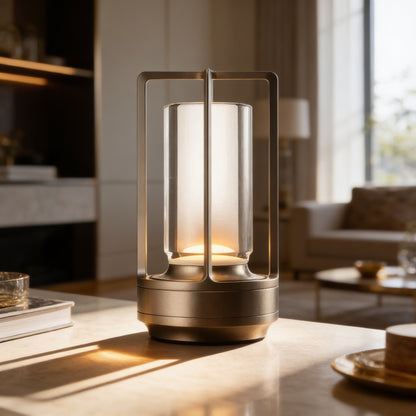 AURO Flyt | Cordless Rechargeable Metal Table Lamp