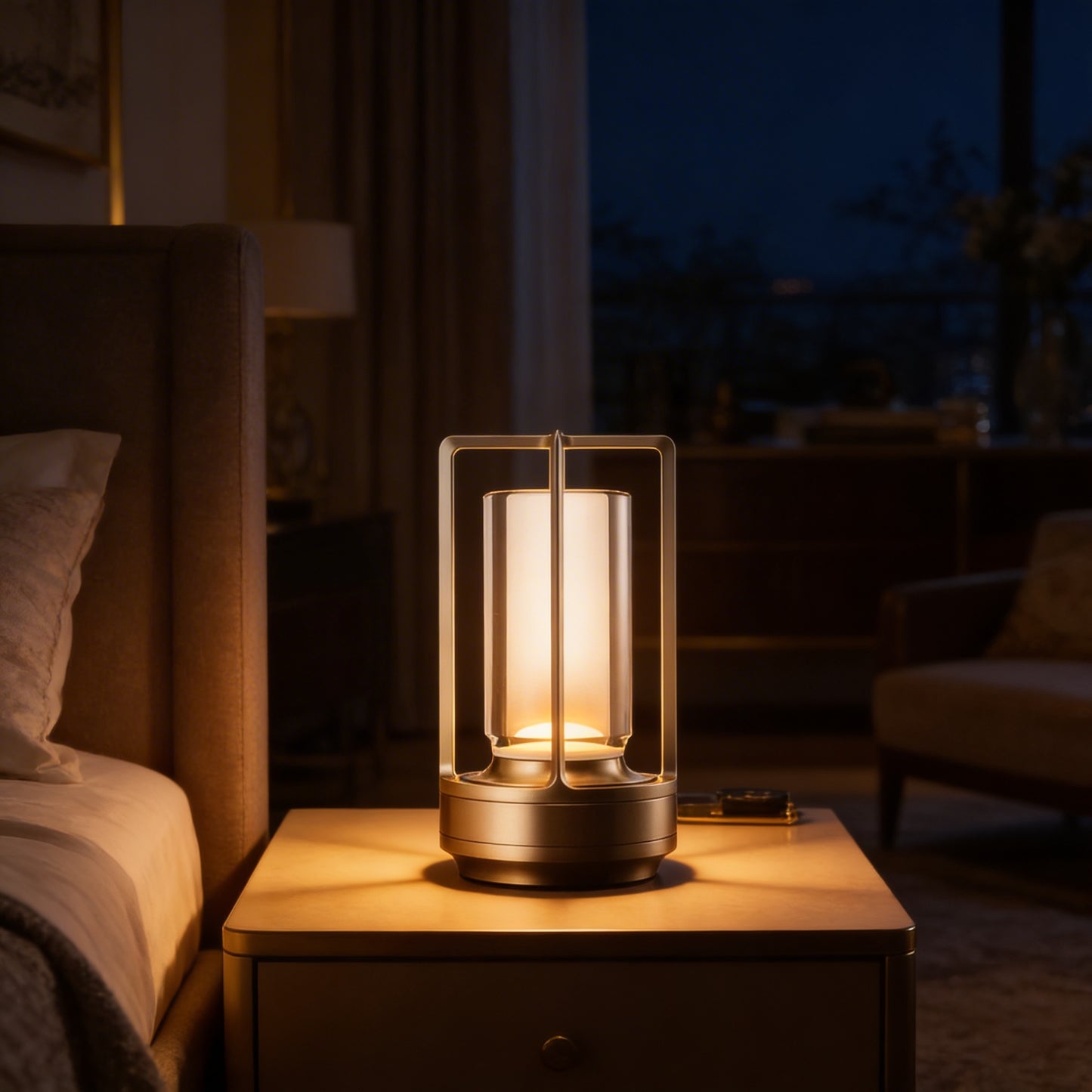 AURO Flyt | Cordless Rechargeable Metal Table Lamp