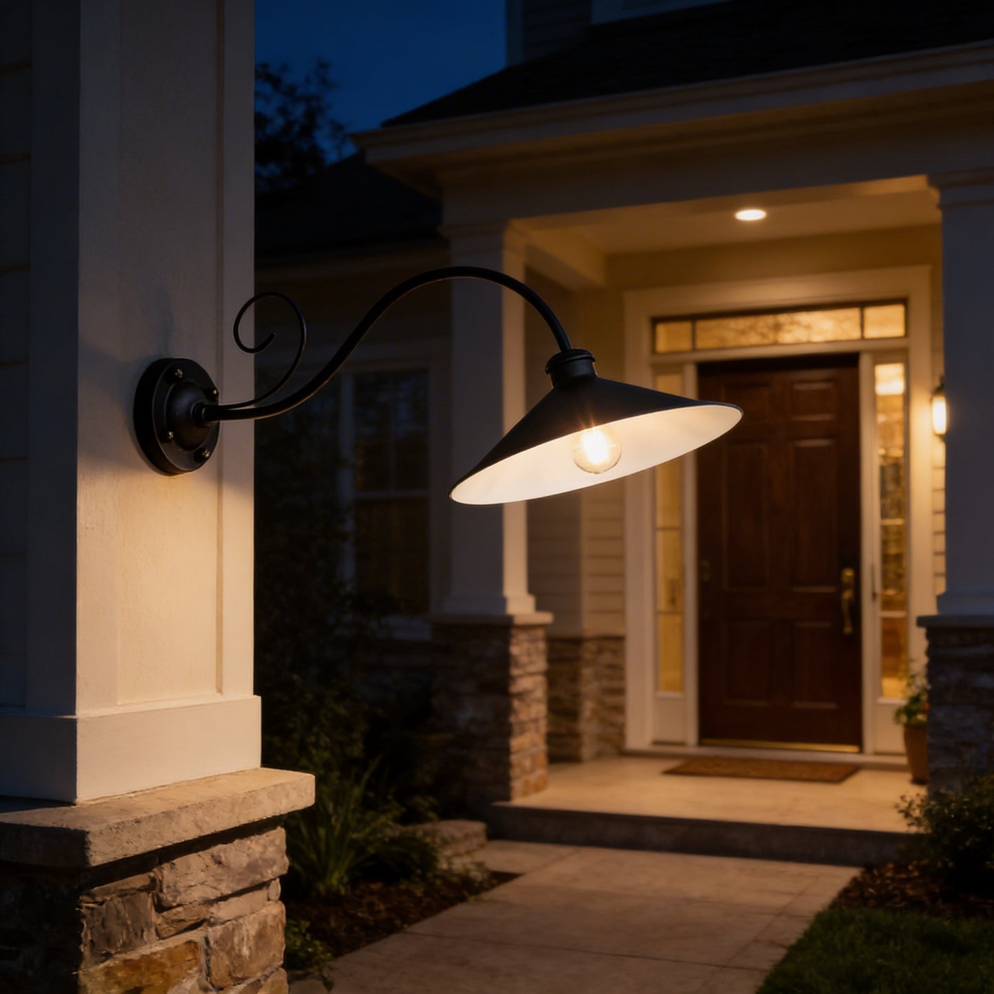 AURO Disque | Vintage Disc Outdoor Wall Light