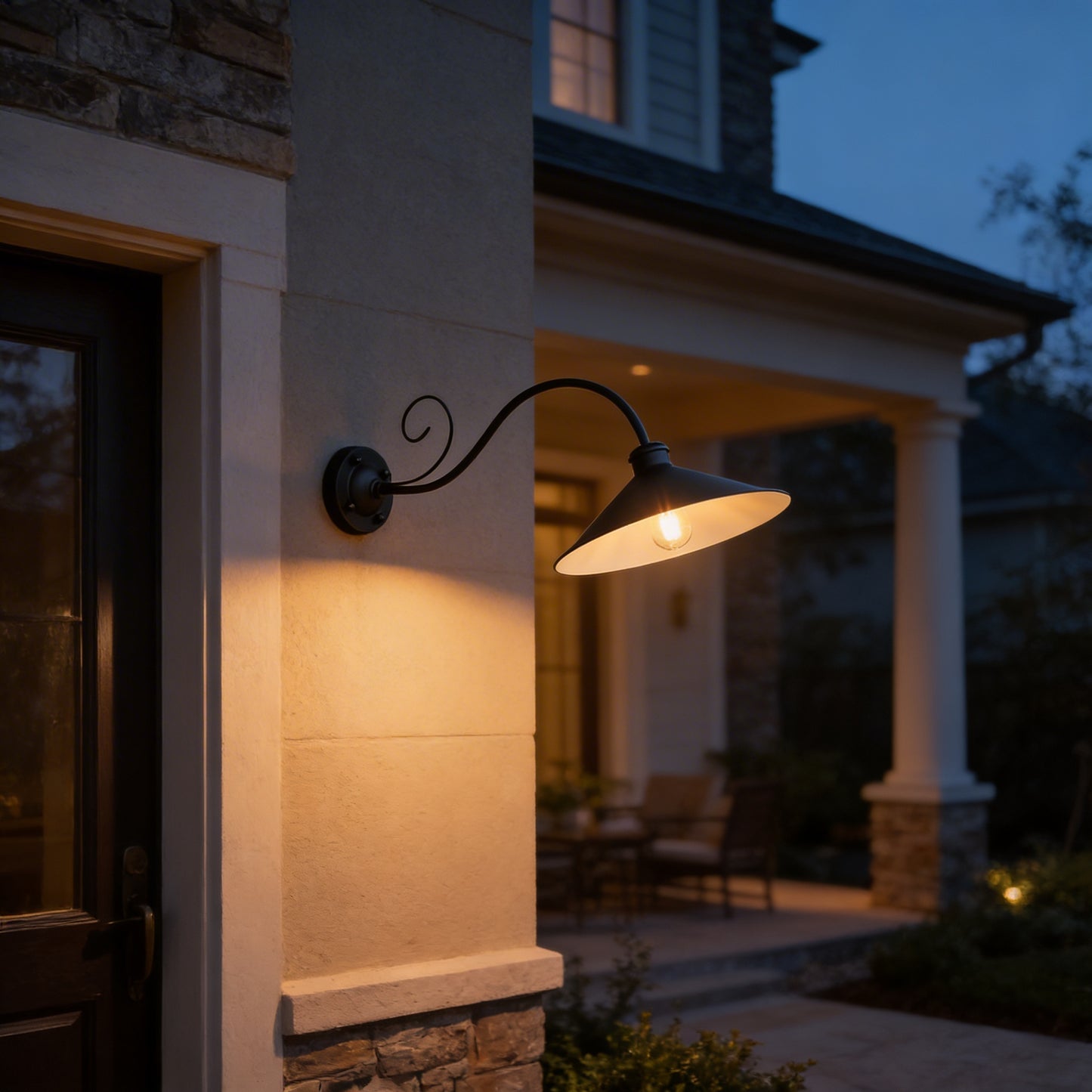 AURO Disque | Vintage Disc Outdoor Wall Light