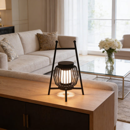 AURO Grau | Portable Solar Outdoor Table Lantern