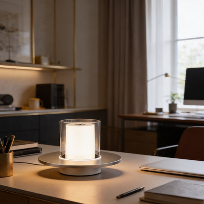 AURO Fyr | Retro Rechargeable Cylinder Table Lamp