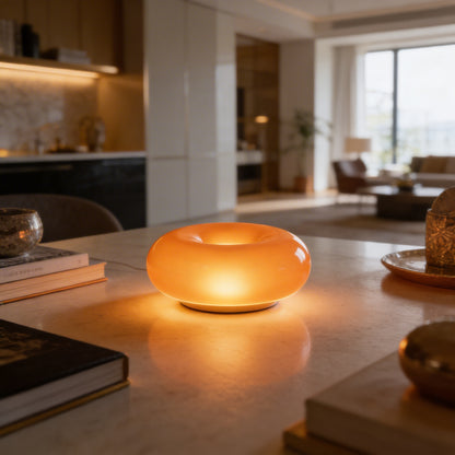 AURO Ring | Bauhaus Donut Rechargeable Table Lamp