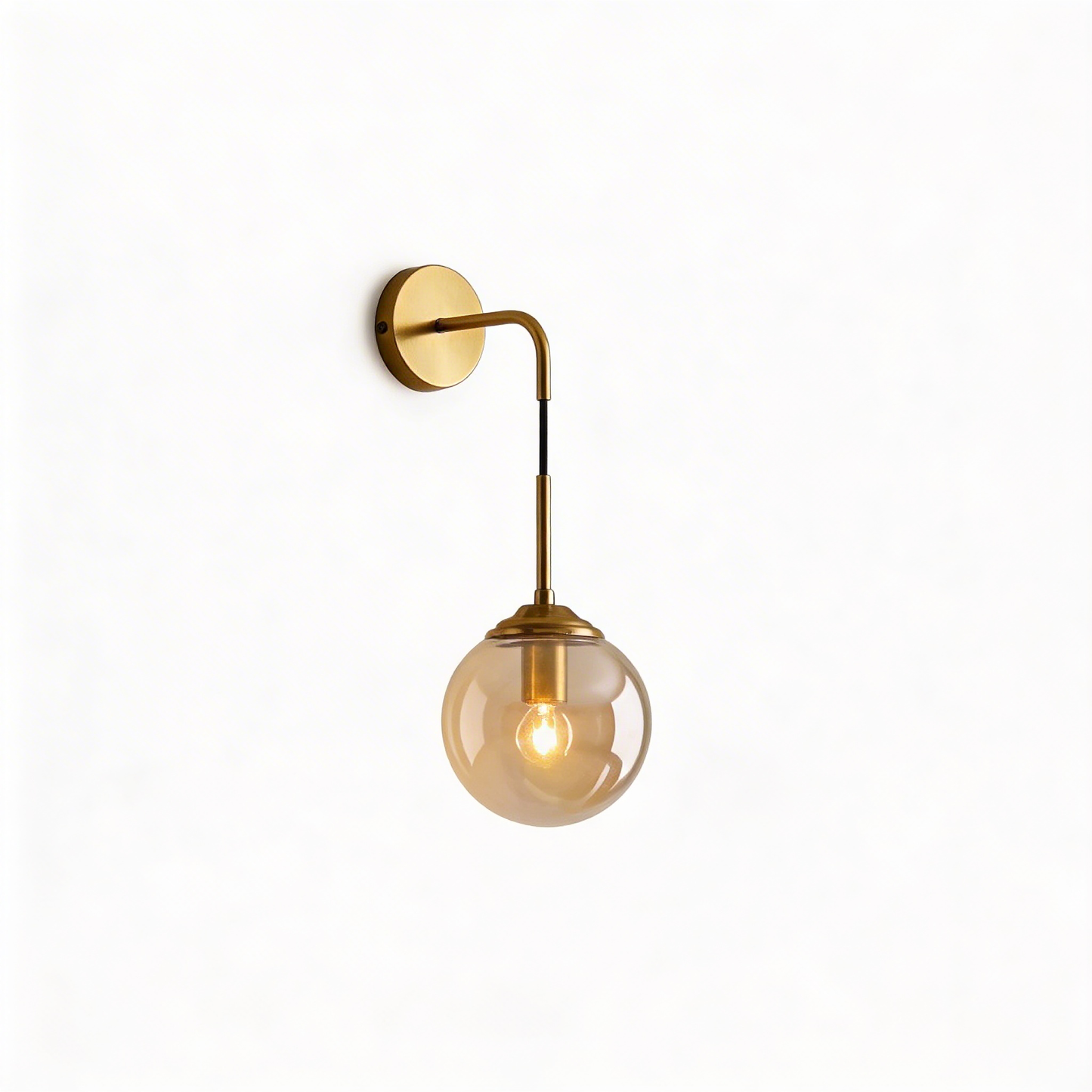 AURO Lykt | Polished Copper LED Bar Wall Lamp