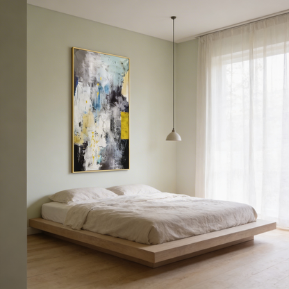 AURO Strøm | Handmade Colourful Abstract Oil Painting