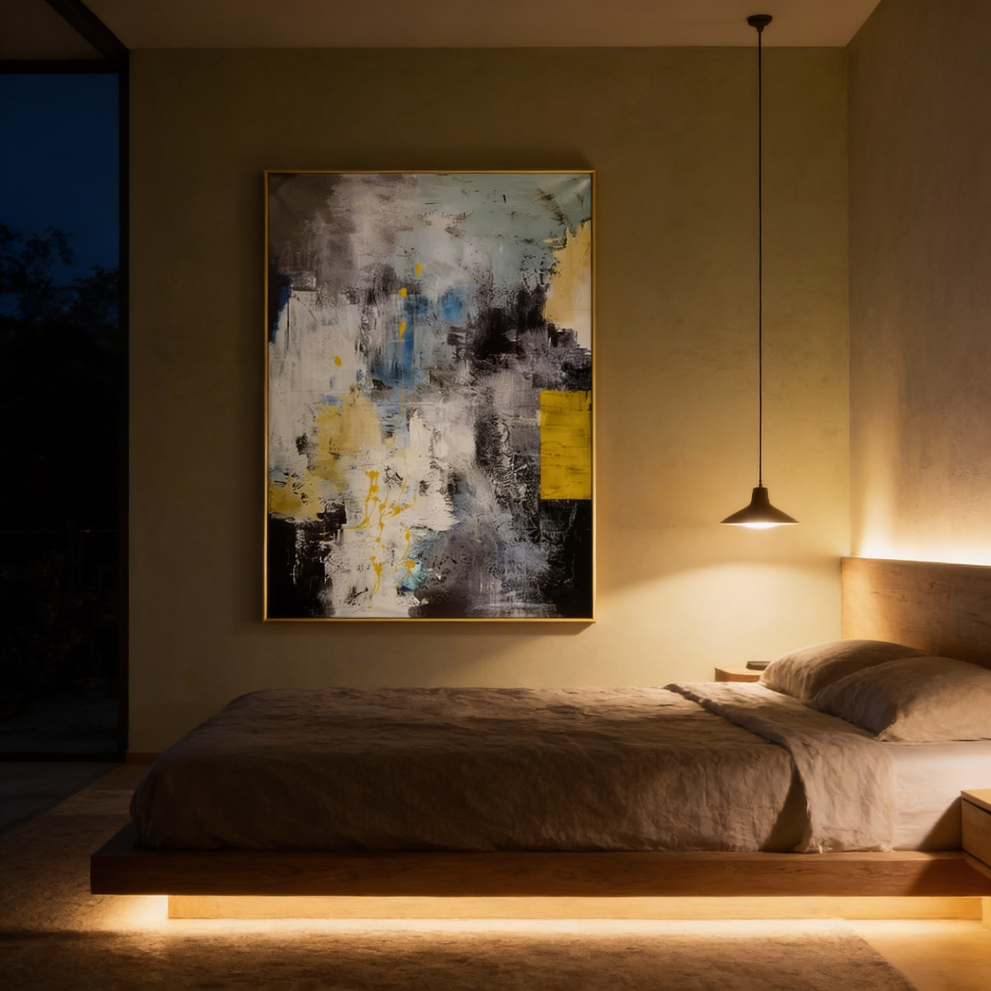 AURO Strøm | Handmade Colourful Abstract Oil Painting