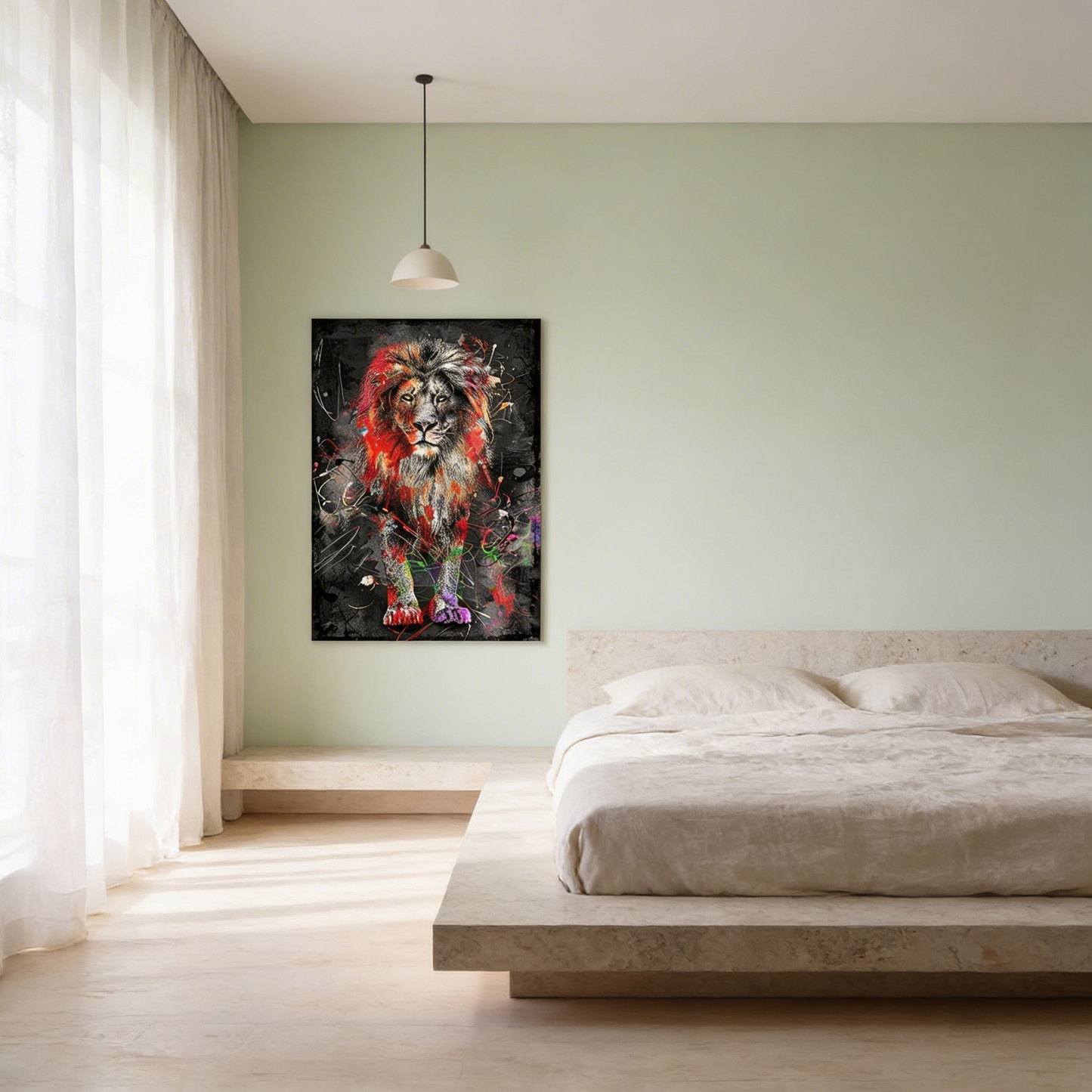 AURO Caelith | Moderna Handmade Abstract Canvas Wall Art