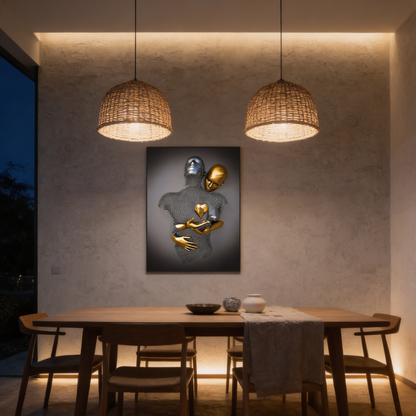 AURO Caldris | NordicLove Abstract Statue Canvas Wall Art