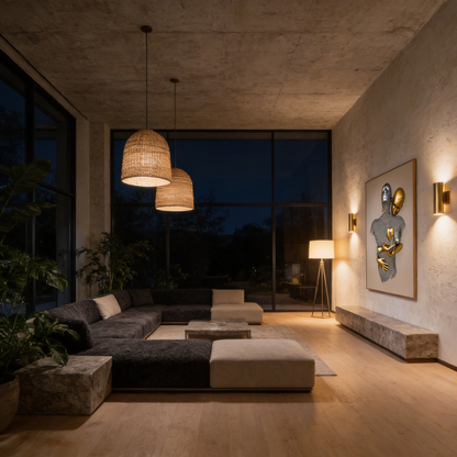 AURO Caldris | NordicLove Abstract Statue Canvas Wall Art