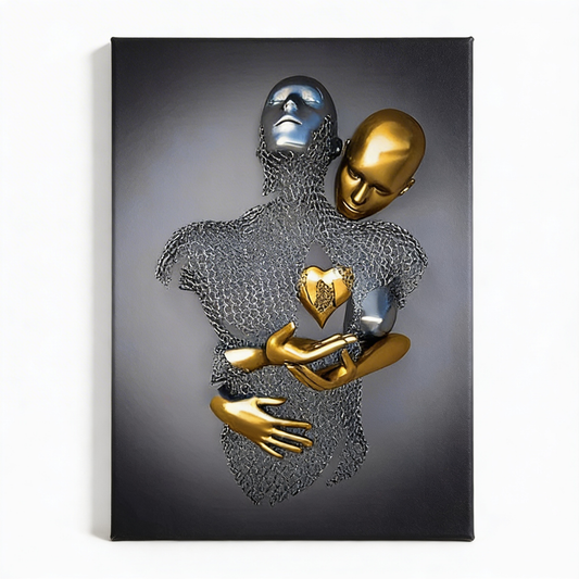 AURO Caldris | NordicLove Abstract Statue Canvas Wall Art